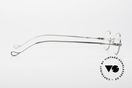 Lunor II 08 Ovale Brille AS Antik Silver, KLEINE OVALE Metall-Fassung in Größe 40/25; 135, Passend für Herren und Damen