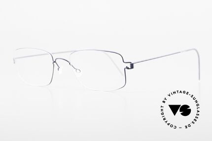 Lindberg Helios Air Titan Rim Herrenbrille In Dunkelblau, so zeitlos, stilvoll und innovativ = Prädikat "VINTAGE", Passend für Herren