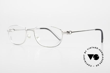 Cartier Whisper Unisex Brille Platin Glänzend, platin-plattierte Metallfassung (Platin GLÄNZEND), Passend für Herren und Damen