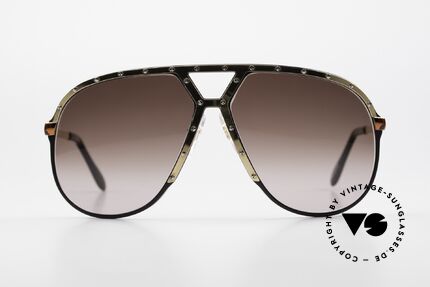 Alpina M1 80er Brille Damen und Herren, sehr seltene Variante in gold/schildpatt/schwarz, Passend für Herren und Damen