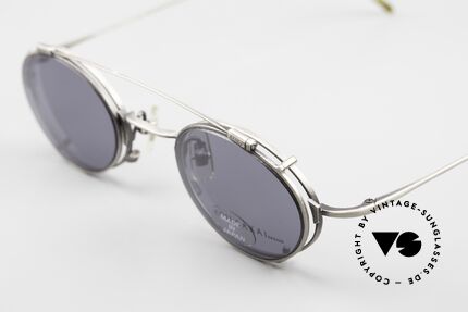 Koh Sakai KS9711 Vintage Brille Oval mit Clip, aus dem gleichen Werk wie Oliver Peoples und Eyevan, Passend für Herren und Damen