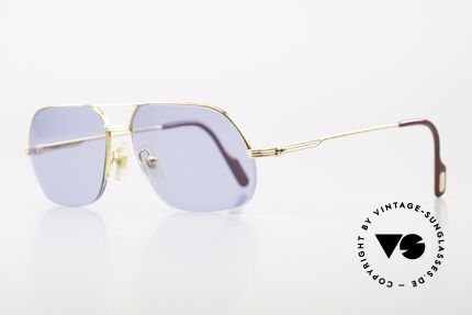 Cartier Orsay Herren Sonnenbrille Nylor, 22kt vergoldet (wie alle Cartier vintage Modelle), Passend für Herren