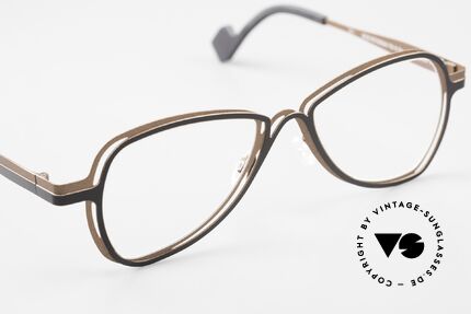 Theo Belgium Eye-Witness VB Damen Herren Designerbrille, ungetragen (wie alle unsere vintage Theo Brillen), Passend für Herren und Damen
