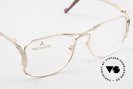 Machiavelli 6-10 Titanbrille Extravagant, damals in Kleinserie produziert und entsprechend selten, Passend für Damen