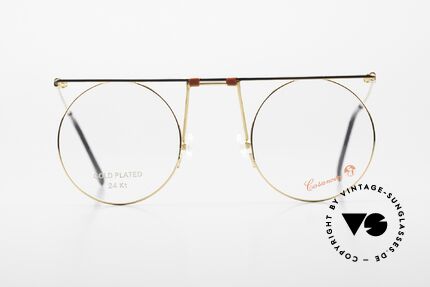 Casanova MTC 7 24kt Vergoldet Kunstbrille, venezianisches Design mit technischen Gimmicks, Passend für Herren und Damen