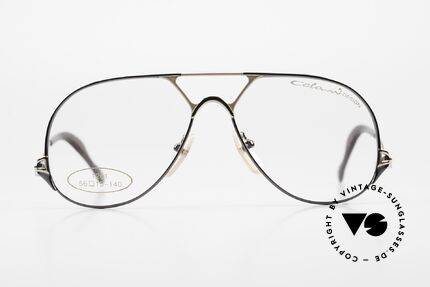 Colani 1201 Rare 80er Designer Brille, stabiler Metall-Rahmen in absoluter Spitzen-Qualität, Passend für Herren