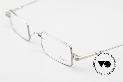 Lunor X-Bridge Square Edle Brille in Antik Gold, aus der 2011er Kollektion in altbekannter Qualität, Passend für Herren und Damen