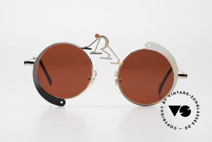 Casanova SC5 Yin und Yang Brille 3D Rot, symbolistische Kunst: eine Idee nie begrifflich fixieren, Passend für Herren und Damen