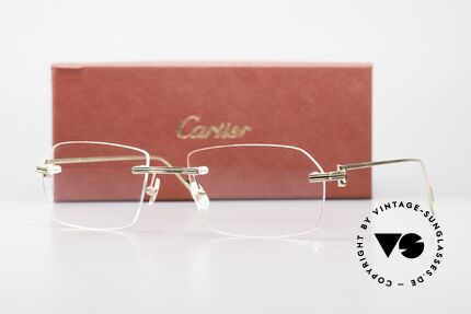 Cartier Première De Cartier Randlose Luxusbrille Men, Größe: large, Passend für Herren