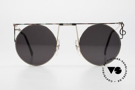 Casanova MTC 8 Kunst Sonnenbrille 90er, venezianisches Design mit technischen Gimmicks, Passend für Herren und Damen