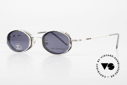 Koh Sakai KS9836 Clip On Titanium Brille 90er, 1997 in Los Angeles designed & in Sabae (JP) produziert, Passend für Herren und Damen