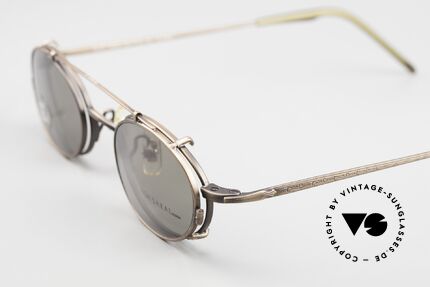 Koh Sakai KS9721 Ovale Vintage Brille Titanium, aus dem gleichen Werk wie Oliver Peoples und Eyevan, Passend für Herren und Damen