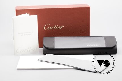 Cartier T-Eye Rimless Randlose Platin Fassung, Größe: medium, Passend für Herren und Damen