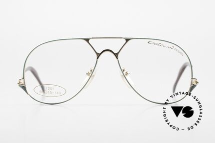 Colani 1201 Crazy 80er Designer Brille, stabiler Metall-Rahmen in absoluter Spitzen-Qualität, Passend für Herren