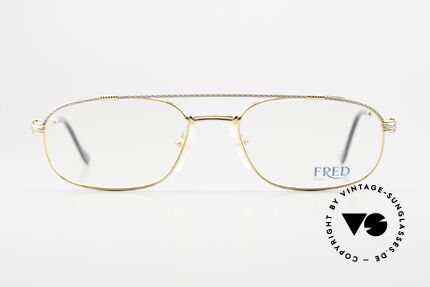 Fred Fregate - L Luxus Segler Brille Large, marines Design (charakteristisch Fred) in Top-Qualität, Passend für Herren