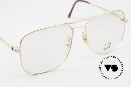 Dunhill 6038 Vergoldete 80er Herrenbrille, (heute werden Designerbrillen für <5,00 € produziert), Passend für Herren