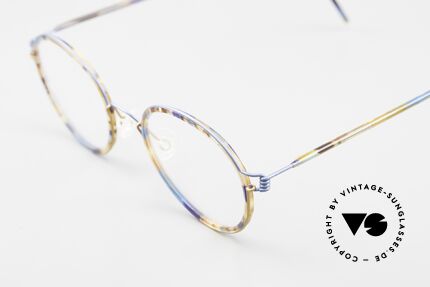 Lindberg Panto Air Titan Rim Titan Brille mit Azetat Inlay, vielfach ausgezeichnet hinsichtlich Qualität und Design, Passend für Herren und Damen