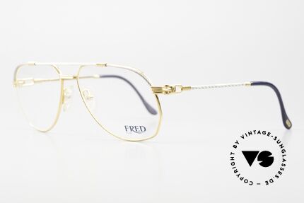 Fred America Cup - M Segler Brille In Medium Size, einmalige Designersonnenbrille aus den 80er Jahren, Passend für Herren
