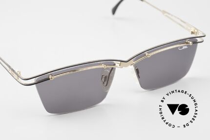 Cazal 992 Eckige Designer Sonnenbrille, KEINE Retromode; ein altes Unikat in Top-Qualität, Passend für Damen