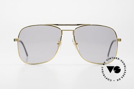 Dunhill 6038 Gold-Plated Titanium Brille 80er, edler & hochwertiger geht's nicht - muss man fühlen!, Passend für Herren