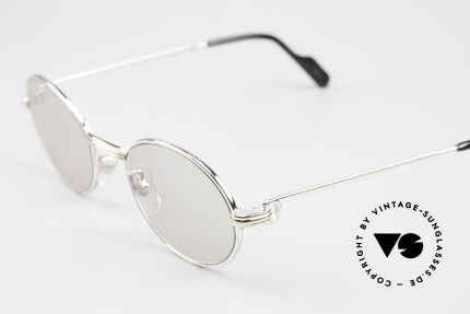 Cartier Saint Honore - S Ovale Luxus Sonnenbrille 90er, neue, high-end entspiegelte Mineralgläser; 100% UV, Passend für Herren und Damen