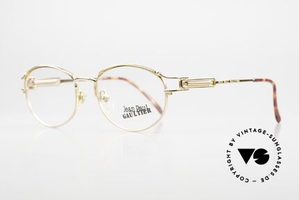 Jean Paul Gaultier 55-5109 Rare 2Pac Brille Von 1996, genialer Bügel-Klappmechanismus mit Sprungfedern, Passend für Herren und Damen