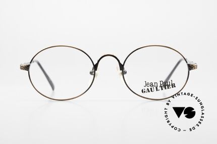 Jean Paul Gaultier 55-9672 Rare Vintage Designerbrille, enorm hochwertige Fassung mit kleinen Gravuren, Passend für Herren und Damen