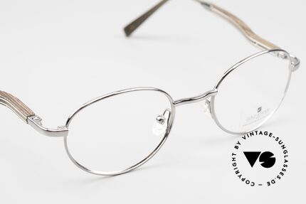 Gold & Wood 409 Luxus Holzbrille Platinum, ungetragen (wie alle unsere Gold&Wood Fassungen), Passend für Herren und Damen