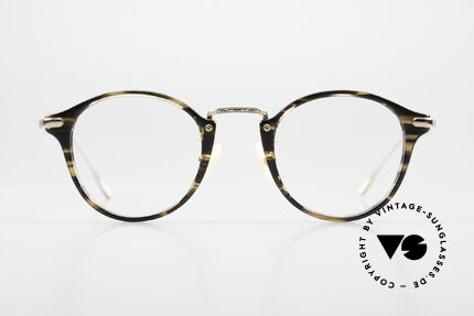 USh by Yuichi Toyama Sean High-End Designerbrille Panto, Panto Designer-Brille aus ß-beta-Titanium; Herren, Passend für Herren und Damen