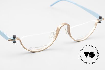 ProDesign 9904 Designer Brille Gail Spence, grandioses Einzelstück; nicht nur für Filmliebhaber, Passend für Herren und Damen