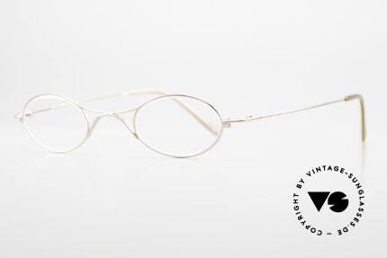 Lesca Ov.X Im Stile der Schubert Brille, klassische Brillenform in einem zeitlosen Design, Passend für Herren und Damen