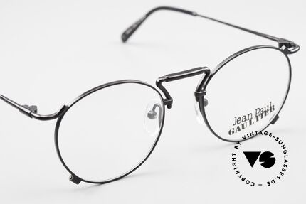 Jean Paul Gaultier 55-8174 Vintage Brille Von 1994, die orig. DEMO-Gläser können beliebig ersetzt werden, Passend für Herren und Damen