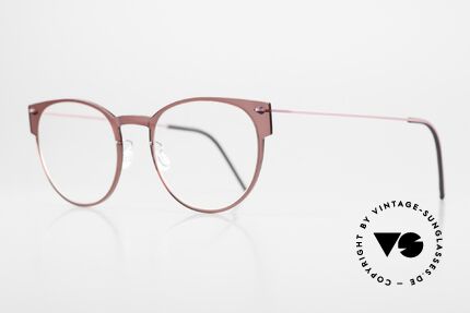 Lindberg 6559 NOW Vintage Designerbrille Damen, sehr hochwertiges Compositematerial mit Titanbügeln, Passend für Damen