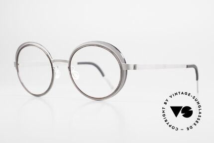 Lindberg 9732 Strip Titanium Damenbrille Designer Rund, wunderschöne Damen-Brillenfassung mit Inner-Rims, Passend für Damen