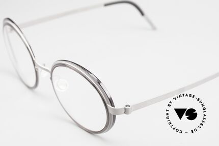 Lindberg 9732 Strip Titanium Damenbrille Designer Rund, kann schon jetzt als 'vintage Lindberg' tituliert werden, Passend für Damen