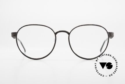 Rolf Spectacles Oxford Brille Aus Naturmaterial, Pantobrille, Modell Oxford, 02802, 02B, Rough Mocc, Passend für Herren und Damen