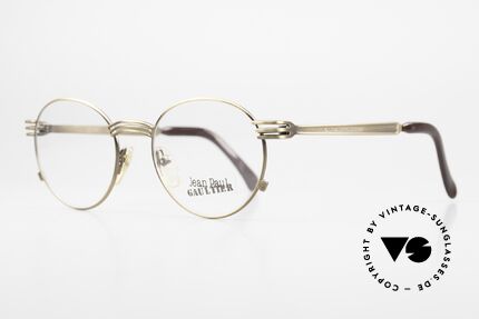 Jean Paul Gaultier 55-3174 Designer Vintage Brille 90er, enorm qualitative Brillenfassung; absolute Top-Qualität, Passend für Herren und Damen