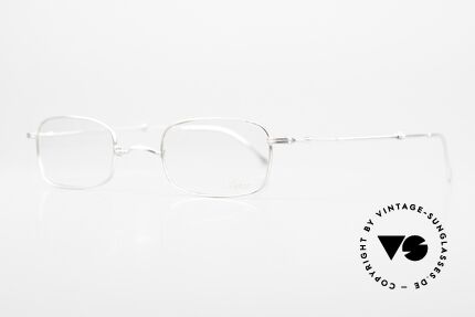 Lunor XXV Folding 01 Faltbare Eckige Brille Unisex, Lunor ist bekannt für den W-Steg & schlichte Formen, Passend für Herren und Damen