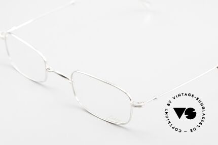 Lunor XXV Folding 01 Faltbare Eckige Brille Unisex, hier das Lese-Faltmodell der "XXV"-Serie von 2011, Passend für Herren und Damen