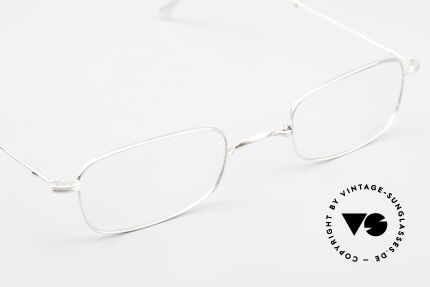 Lunor XXV Folding 01 Faltbare Eckige Brille Unisex, feines, ungetragenes LUNOR Einzelstück (RARITÄT), Passend für Herren und Damen