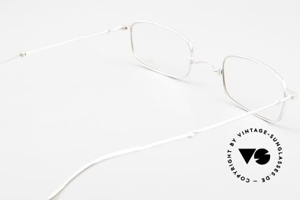 Lunor XXV Folding 01 Faltbare Eckige Brille Unisex, kostbare, veredelte Fassung (faltbar), 26mm Glashöhe, Passend für Herren und Damen