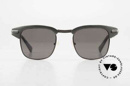 Lesca John.F. Markante Sonnenbrille Men, markante Brillenform in einem zeitlosen Design, Passend für Herren
