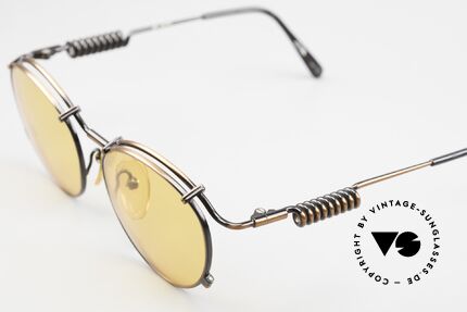 Jean Paul Gaultier 56-9174 Vintage Brille Antik Kupfer, zudem kostbar veredelt (Rahmen in antik-kupfer), Passend für Herren und Damen