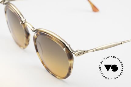 Jean Paul Gaultier 56-1273 True Vintage Sonnenbrille, Rahmen in 'antik gold' und Fassung in "schildpatt", Passend für Herren und Damen