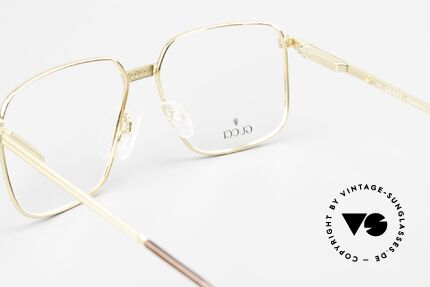 Gucci 1216 Edle 80er Luxus Herren Brille, ein "Must-Have" in Spitzen-Qualität (true vintage), Passend für Herren