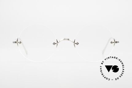 Gernot Lindner GL-RD34 PD Palladium Veredelt, Modell aus der Lindner SILVER EYEWEAR Serie, Passend für Herren und Damen