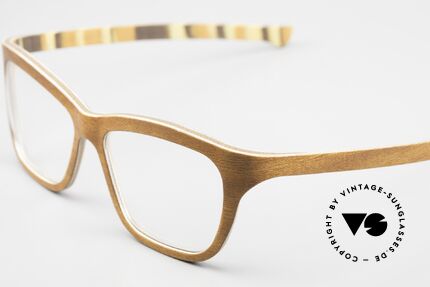 W-Eye 404 Unisex Holzbrille aus Italien, ein Unikat - dank der verwendeten Naturmaterialien, Passend für Herren und Damen