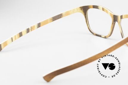 W-Eye 404 Unisex Holzbrille aus Italien, ungetragenes Exemplar mit original Etui von W-Eye, Passend für Herren und Damen