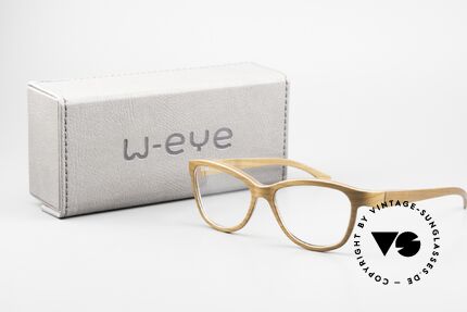 W-Eye Vanessa Damen Holzbrille aus Italien, Größe: medium, Passend für Damen