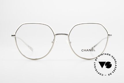 Chanel 2189 Luxus Brille Für Damen Rund, Fassung in silber & "elfenbein"; schöne Damenbrille, Passend für Damen